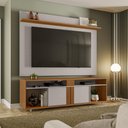 Ver imagem 2 de Conjunto para Sala Rack Nt1290 e Painel de Tv Nt1305 Freijó Off White Notável Móveis