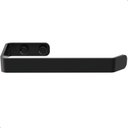 Ver imagem 1 de Suporte Porta Papel Higiênico de Parede Preto Fosco F.plus