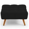 Puff Pet Cama Estofada para Cachorro Sofia L02 Suede Preto - Inoviza - 7