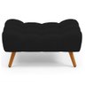 Puff Pet Cama Estofada para Cachorro Sofia L02 Suede Preto - Inoviza - 6