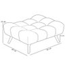 Puff Pet Cama Estofada para Cachorro Sofia L02 Suede Preto - Inoviza - 5