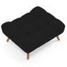Puff Pet Cama Estofada para Cachorro Sofia L02 Suede Preto - Inoviza - 3