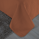Ver imagem 3 de Kit Cobre Leito Casal Comfort 3 Peças Microfibra Matelado: Terracota