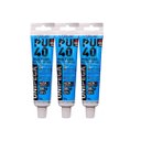 Ver imagem 1 de Kit 3 Adesivo Selante Pu 40 Bisnaga Plástica Unipega Cinza 80g/50ml