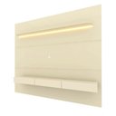 Ver imagem 1 de Painel Ripado e Rack Home Suspenso Tv até 85 com Led Juca
