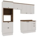 Ver imagem 3 de Armário de Cozinha Compacta Modulada 2,70m 10 Peças Iluminata Genialflex