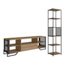 Ver imagem 3 de Conjunto P/ Sala 2 Peças Estilo Industrial Mel P1017 P1023