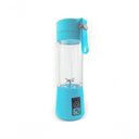 Ver imagem 2 de Mini Liquidificador Portátil Recarregável Usb 6 Lâminas Azul