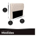 Ver imagem 5 de Cabeceira Casal Queen Cama Box Estofada Elisa 160 Cm Veludo
