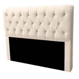 Cabeceira Casal Queen Cama Box Estofada Elisa 160 Cm Veludo - 4