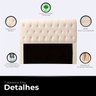 Cabeceira Casal Queen Cama Box Estofada Elisa 160 Cm Veludo - 2
