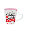 CANECA DROP CORACAO BICOLOR ROSA - METADE DE MIM - 3