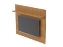 Ver imagem 2 de Painel Top com Prateleira Superior pra Tv até 55'' Polegadas Cor Cinamomo