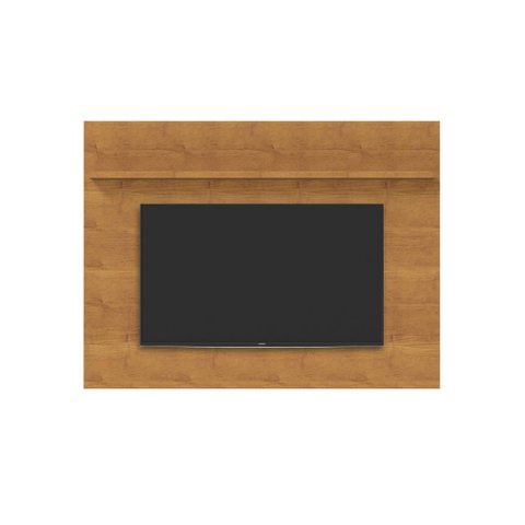 Painel Top com Prateleira Superior pra Tv até 55'' Polegadas Cor Cinamomo