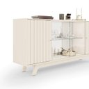 Ver imagem 6 de Buffet Balcão com Espelho 2 Portas de Vidro 2 Portas MDF Encanto