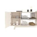 Ver imagem 3 de Buffet Balcão com Espelho 2 Portas de Vidro 2 Portas MDF Encanto