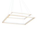 Ver imagem 1 de Lustre Pendente Newline Fit LED 747 Bivolt Branco 3000K Luz Amarela