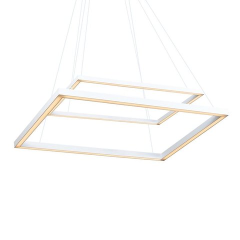 Lustre Pendente Newline Fit LED 747 Bivolt Branco 3000K Luz Amarela