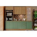 Ver imagem 1 de Cozinha Completa Botanic 5 Peças (1 Armário + 1 Balcão + 2 Paneleiros + 1 Complemento) M650