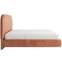 Ver mais imagens de Cama Queen Flutuante com Cabeceira 160cm Aura W01 Couríssimo Camel - Lyam Decor