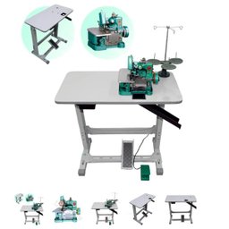 Máquina Overlock Semi Industrial! Overloque Nova com Mesa - 1