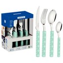 Ver imagem 4 de Faqueiro Tramontina Bliss com Lâminas em Aço Inox e Cabos de Polipropileno Menta 16 Peças Tramontina