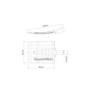 Ver imagem 4 de Pá Vanga Quadrada Tramontina 77400/024 em Aço sem Cabo