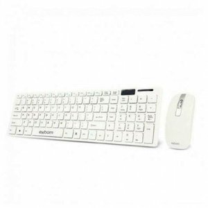 Teclado e Mouse sem Fio 2.4ghz Branco - Bk-s1000