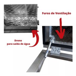 Tampa Para Casa De Maquinas - Sobrepor Com Ventilação - 4