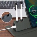 Ver imagem 5 de Mousepad com Carregador por Indução sem Fio 3 em 1 Dobrável 15W Tipo C Kangur