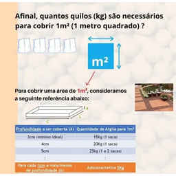 Argila Expandida Decoração Vaso Jardim 2215 - Saco 2 Kgs - 8
