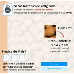 Argila Expandida Decoração Vaso Jardim 2215 - Saco 2 Kgs - 9