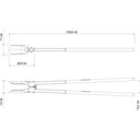 Ver imagem 3 de Cavadeira Articulada Metálica Tramontina com Cabos de Madeira 120 Cm e Batente Plástico Tramontina