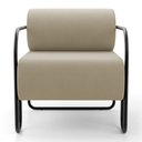 Ver imagem 6 de Kit 02 Poltronas Decorativas Orgânica Living Miska Veludo Bege - Abmaza