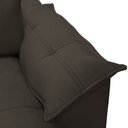 Ver imagem 7 de Sofá 3 Lugares Retrátil Reclinável para Sala 230cm Giotto F04 Veludo Marrom Escuro - Lyam Decor
