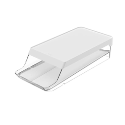 Porta Ovos Organizador Roll Branco para 14 Unidades Clear Fresh - 6
