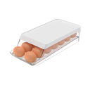 Ver imagem 5 de Porta Ovos Organizador Roll Branco para 14 Unidades Clear Fresh