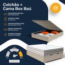 Ver imagem 6 de Cama Box Baú com Colchão de Espuma D33 Double Face Territory Hellen Casal 138cm