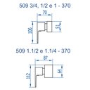 Ver imagem 6 de Acabamento Para Registro 3/4 Cromado Bold 370 Fani