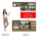 Ver imagem 6 de Armário de Cozinha Compacta 180cm Rustic Glamy Madesa 08