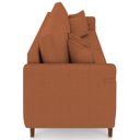 Ver imagem 7 de Sofá 3 Lugares Living 232cm Pé Madeira Zoe Boucle Terracota Z08 - Mpozenato