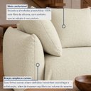 Ver imagem 5 de Sofá Cama Modular Orgânico Retrátil 4 Lugares com Almofadas 280cm Malibu