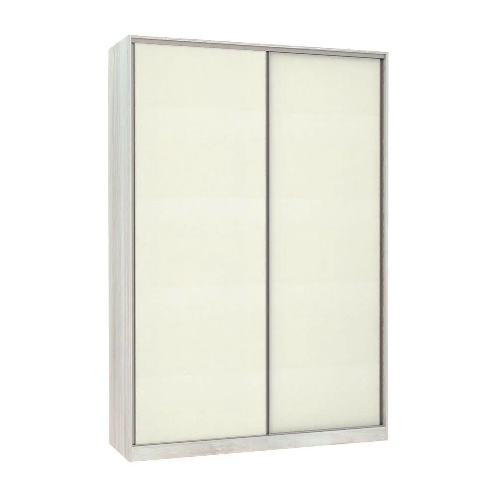 Guarda Roupa Solteiro 2 Portas de Correr 3 Gavetas Prime Plus 159 cm Luciane Móveis