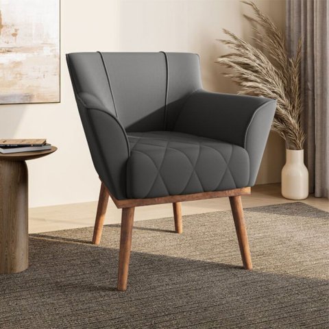 Poltrona Decorativa Dubai em Veludo Just Time