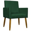 Ver imagem 4 de Kit 4 Poltronas Decorativas Mari Suede Pé Palito 30cm Castanho