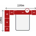 Ver imagem 4 de Jogo de Quarto Modulado Firenze de Casal 7 Peças Amendola/ Branco