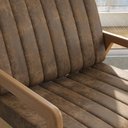 Ver imagem 3 de Poltrona Decorativa Uxuá Nobuck Sala de Estar Recepção Escritório