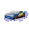 Cama Carro Infantil Solteiro Mcqueen 95 Basoto Brasil - 3