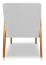 Ver imagem 5 de Poltrona Maia em Linho com Base Madeira Corda Náutica Linho Cinza Bz Home Decor
