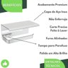 Papeleira Porta Papel Higienico Apoio Celular Inox Plus - 5